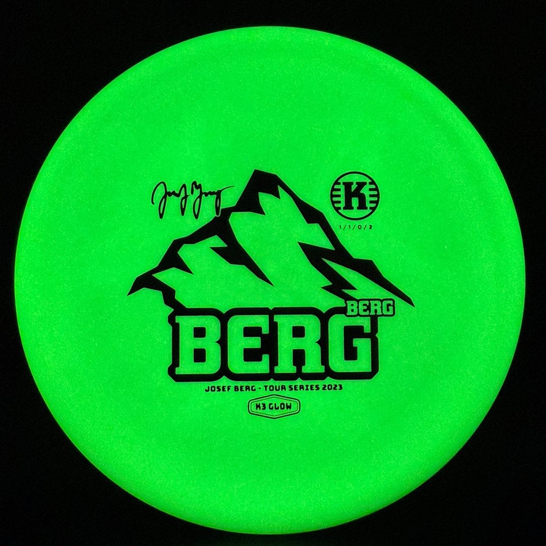 K3 Glow Berg - Josef Berg 2023 Tour Series Disc Golf Disc
