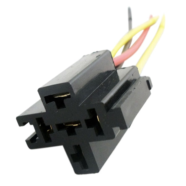 Lot10 New 12 Volt 40 Amp SPDT Automotive Relay with Wires & Harness Socket - Korvel