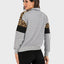 Sudadera de Manga Larga con Media Cremallera y Leopardo en Contraste