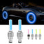 FORAUTO 2PCS Car Wheel LED Light Motocycle Bike Light Tire Valve Cap Decorative Lantern Tire Valve Cap Flash Spoke Neon Lamp - Korvel