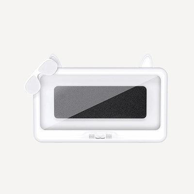 360 ° rotatable bathroom waterproof phone case bathroom shower kitchen wall hanging lazy person stand - Korvel