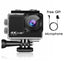 H10 EIS Anti-shake Action Camera Ultra HD 4K / 60fps WiFi 2.0" 170D Underwater Waterproof Cam Helmet Vedio Go Sport Pro Came - Korvel