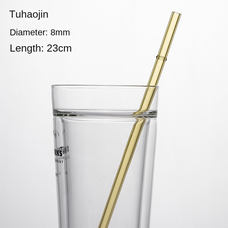 Eco-Friendly High Borosilicate Glass Straw - Customizable & Durable