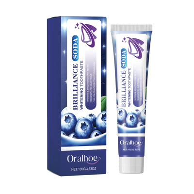 Whitening Toothpaste, Fresh Breath Care Gums Clean Teeth Yellow Stains Tartar White Toothpaste - Korvel