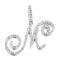 Hip Hop Grass Letter Pendant with Cuban Chain