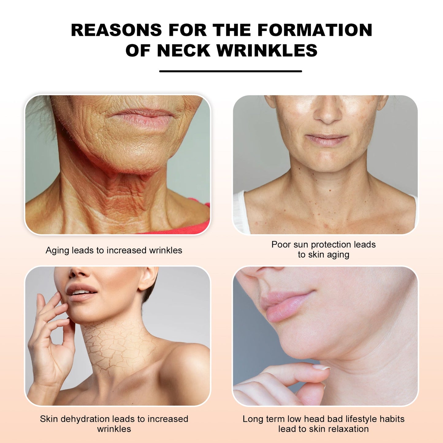 Retinol Anti-Wrinkle Neck Cream, Lighten Neck Lines Moisturizing, Hydrating, Firming And Brightening Skin Neck Cream - Korvel