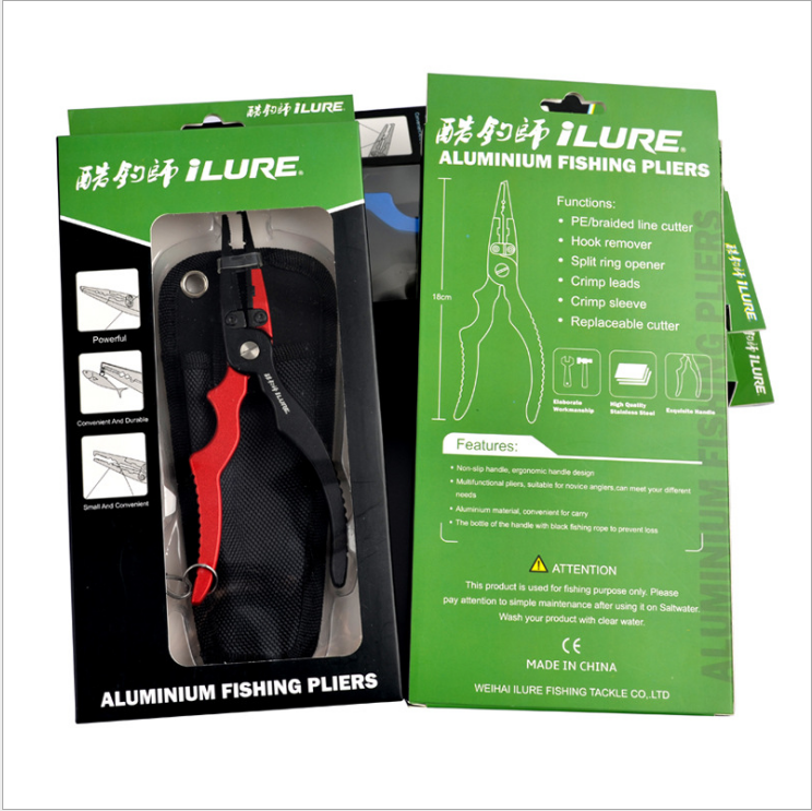 Alua aluminum alloy alua tongs / fishing tongs / fish control device / hook removal tongs with missing hand rope tongs - Korvel