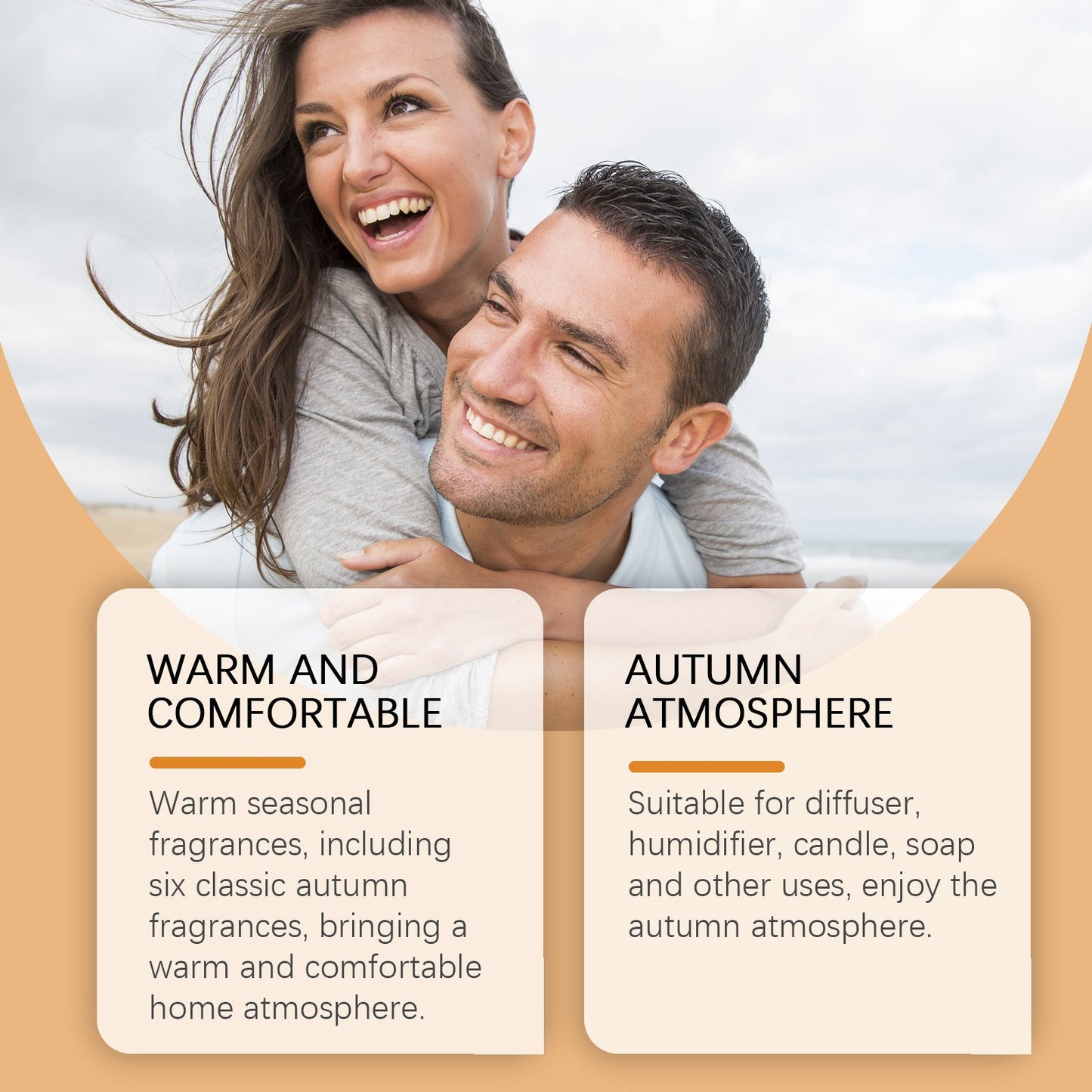 Autumn Aromatherapy Essential Oil, Long-Lasting Warm Fragrance Soft Fragrance Indoor Warm Atmosphere Aromatherapy Essential Oil - Korvel
