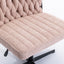 Premium Armless Pink Office Desk Chair