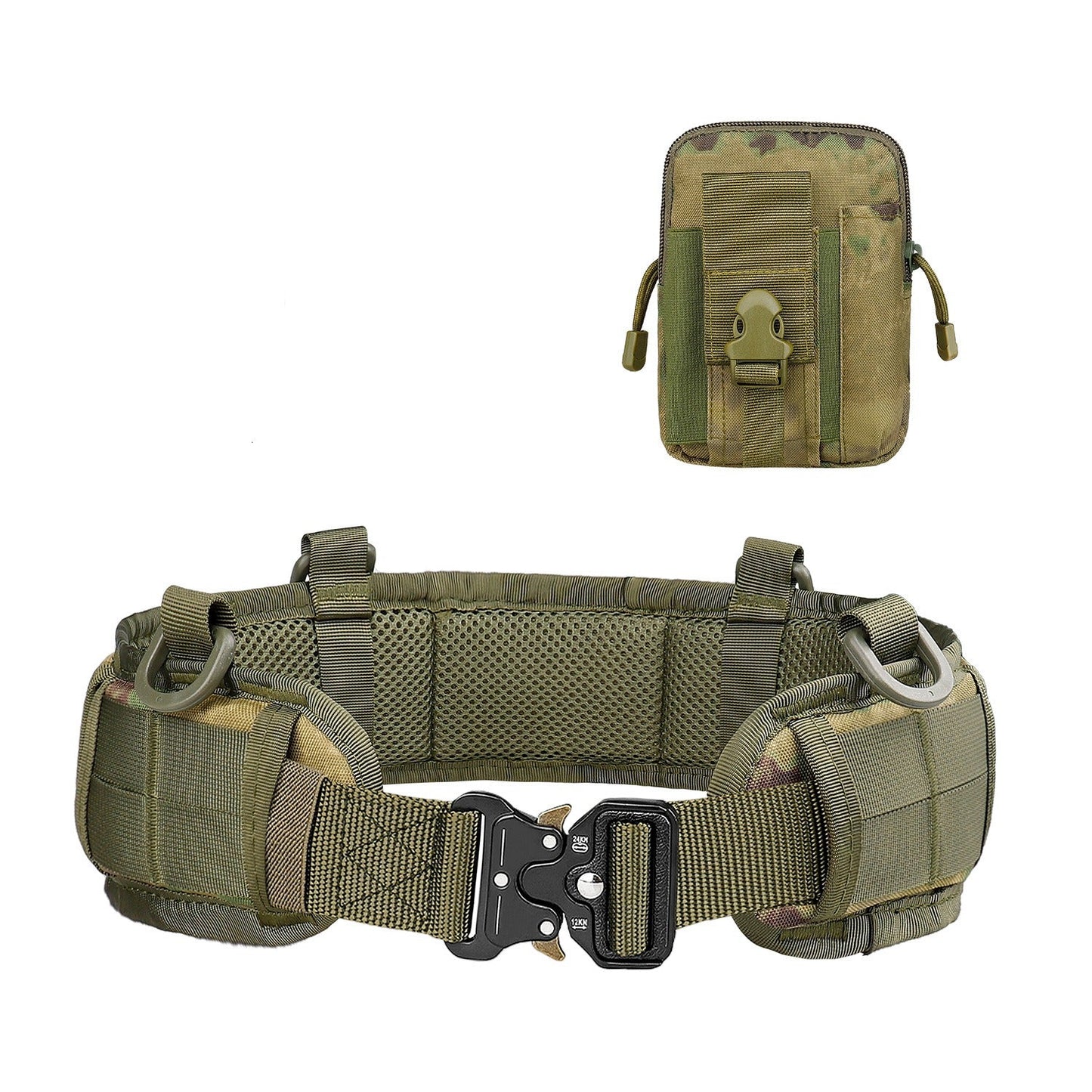 Multi Functional Quick Disassembly Tactical Belt Waist Cover Outdoor Training Cobra Belt Nylon Waist Belt Suit - Korvel