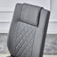 Premium Faux Leather Cushioned Dining Chairs with Metal Legs