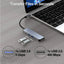 5-in-1 Type-C to HDMI Adapter USB C HUB 4K30Hz PD100W Docking Station USB-C 3.1 Splitter for MacBook iPad Pro Huawei USB 3.0 HUB - Korvel