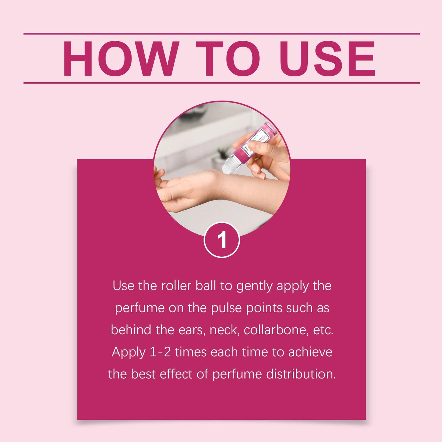 Rose Women's Ball Fragrance, Fresh Light Fragrance Exudes Charm Keep Fragrance Portable Couple Dating Perfume - Korvel