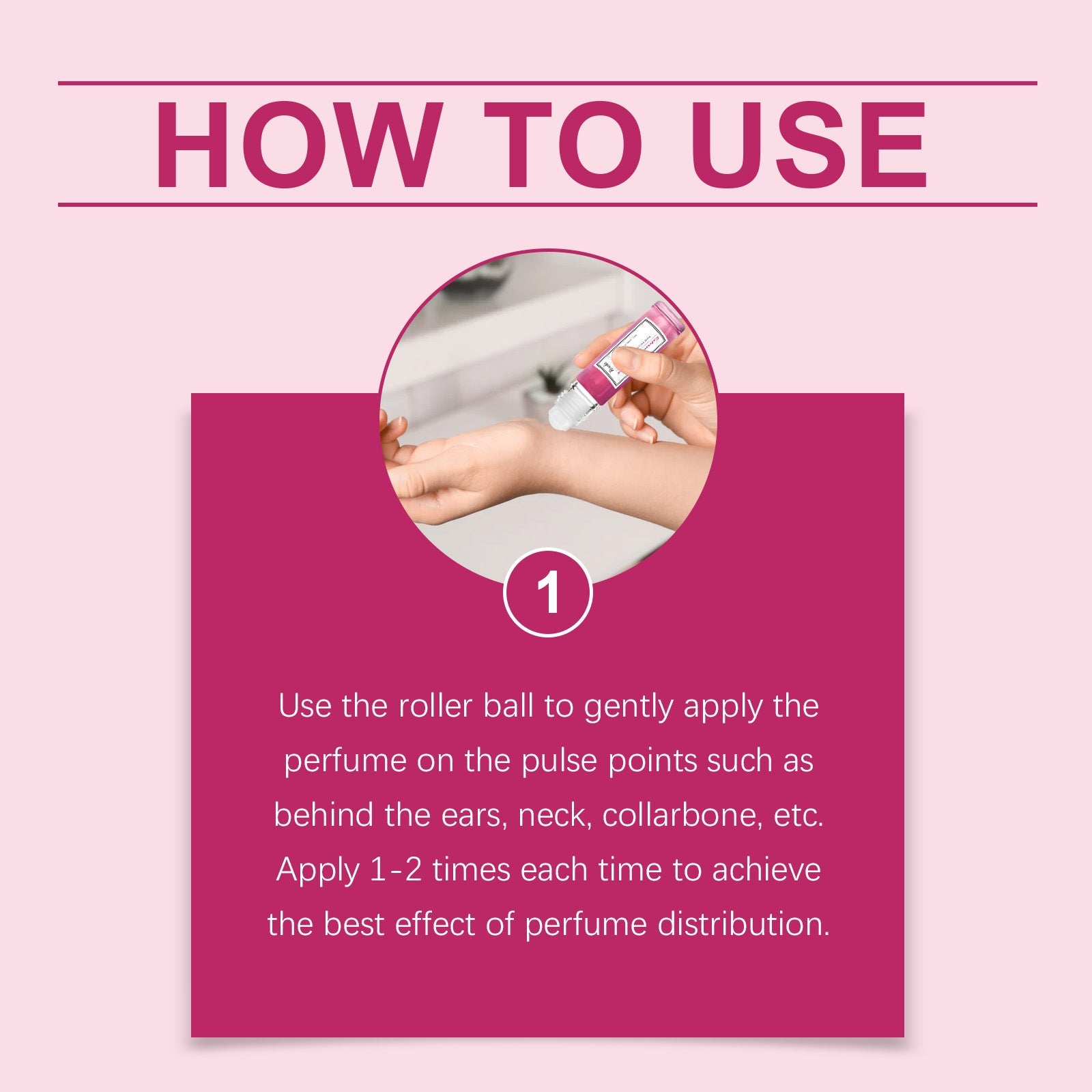 Rose Women's Ball Fragrance, Fresh Light Fragrance Exudes Charm Keep Fragrance Portable Couple Dating Perfume - Korvel