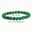 Vintage malachite beaded bracelet stacking style green bracelet men and women elastic jewelry - Korvel