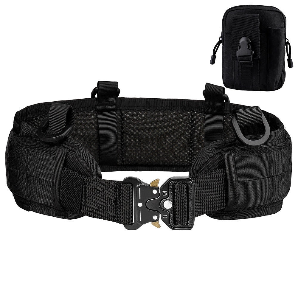 Multi Functional Quick Disassembly Tactical Belt Waist Cover Outdoor Training Cobra Belt Nylon Waist Belt Suit - Korvel