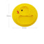 Cute Small Yellow Duck Silicone Happy Baby Kids Anti-drop Suction Table Food Tray Place mat Plate Bowl Mat - Korvel
