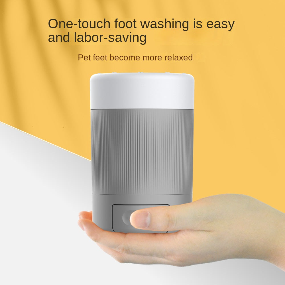 Pet Foot Washing Cup Dog Beauty Paw Cleaning Tool With Towel Feature Foot Bath Bathing Artifact - Korvel