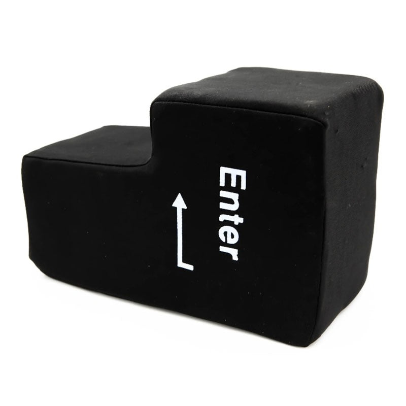 Office Computer Jumbo USB Big Enter Key Pillow USB Gadgets Desktop Nap Pillow Anti-Stress Hand Tool for Laptop Novelty Gift - Korvel