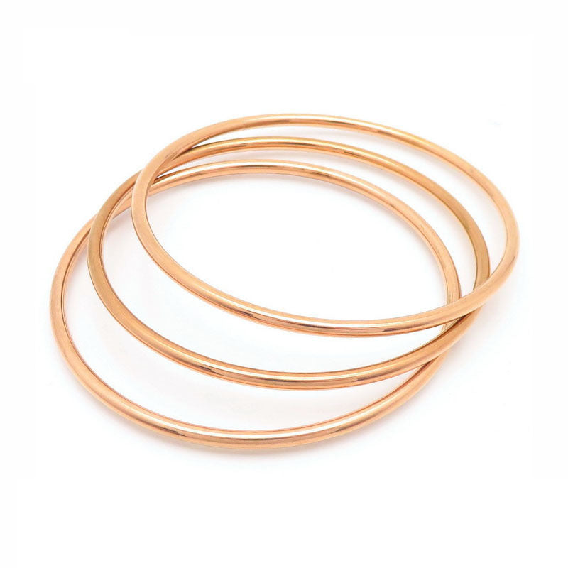 Elegant Multi-Layered 3mm Circular Ring Bracelet
