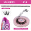 DIY false eyelashes set whole cut eyelashes European and American thick curling travel size eyelash combination - Korvel
