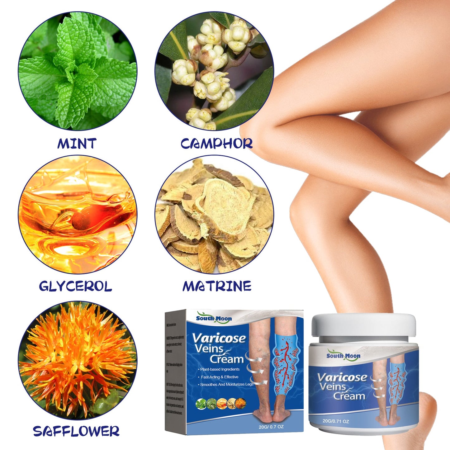 Leg Care Cream for Comfort and Daily Moisturization