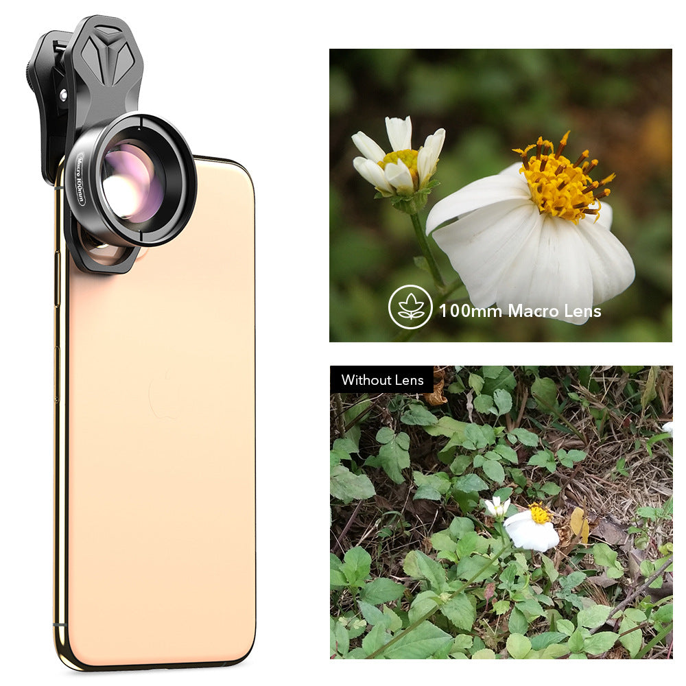 Objectif mobile haute définition macro et grand angle