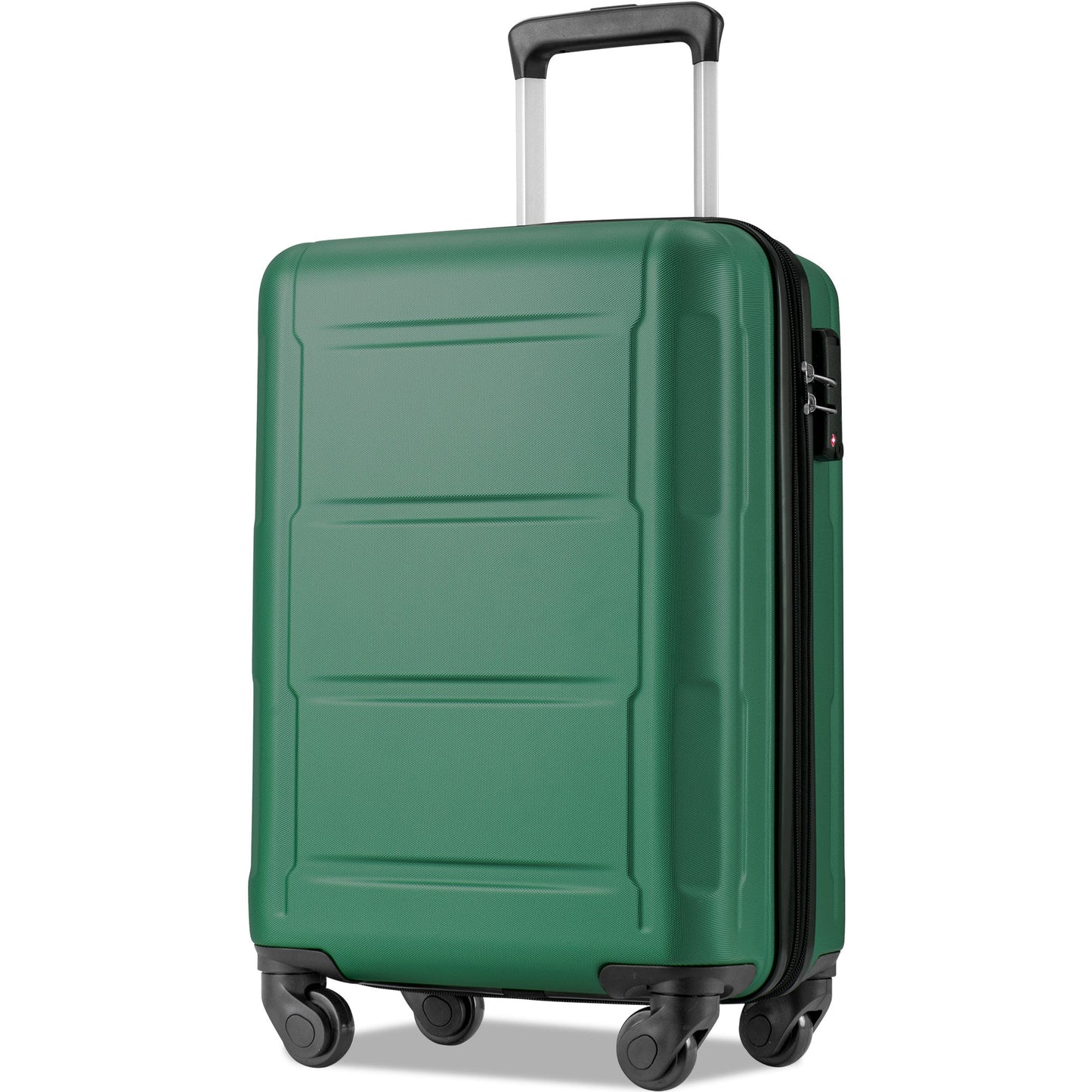 Juego de Maletas Expandibles con Ruedas Giratorias de 2 Piezas - Verde