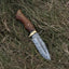 Premium 10" Damascus Steel Hunting Knife with Elegant Rosewood Handle & Leather Sheath - Korvel