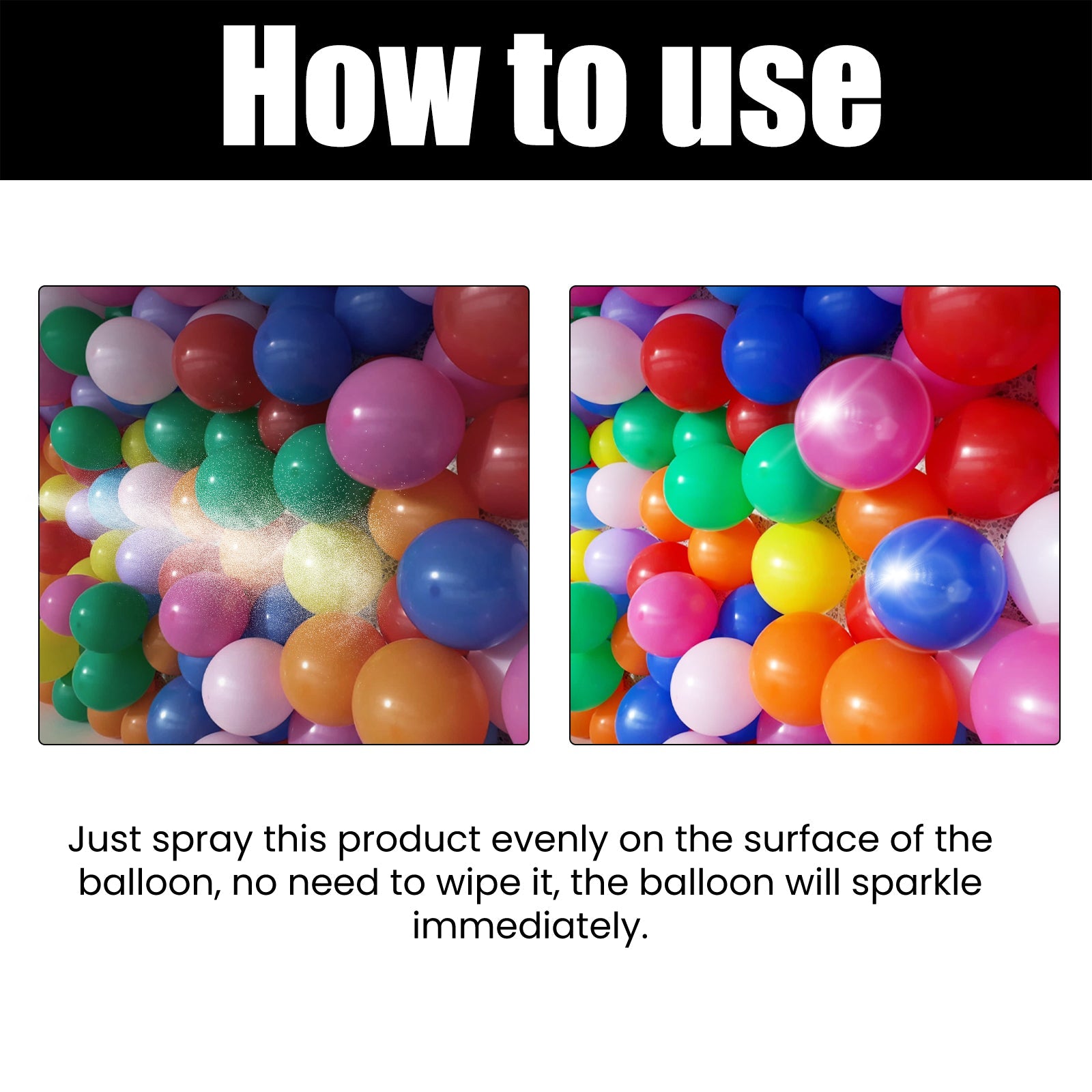 Balloon Shiny Spray, Balloon Safety Long-Lasting Gloss Appearance Polishing Brightening Spray - Korvel