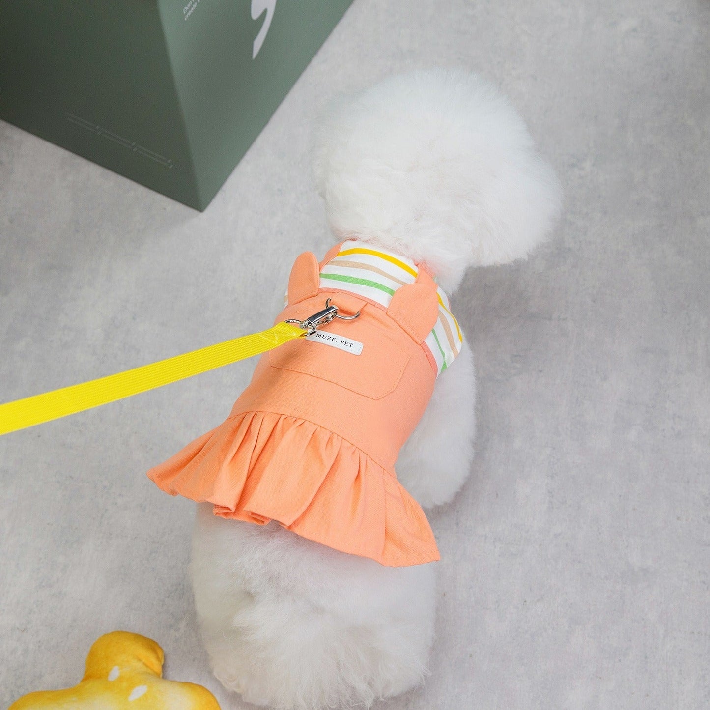 Stylish Striped Patchwork Skirt for Pets