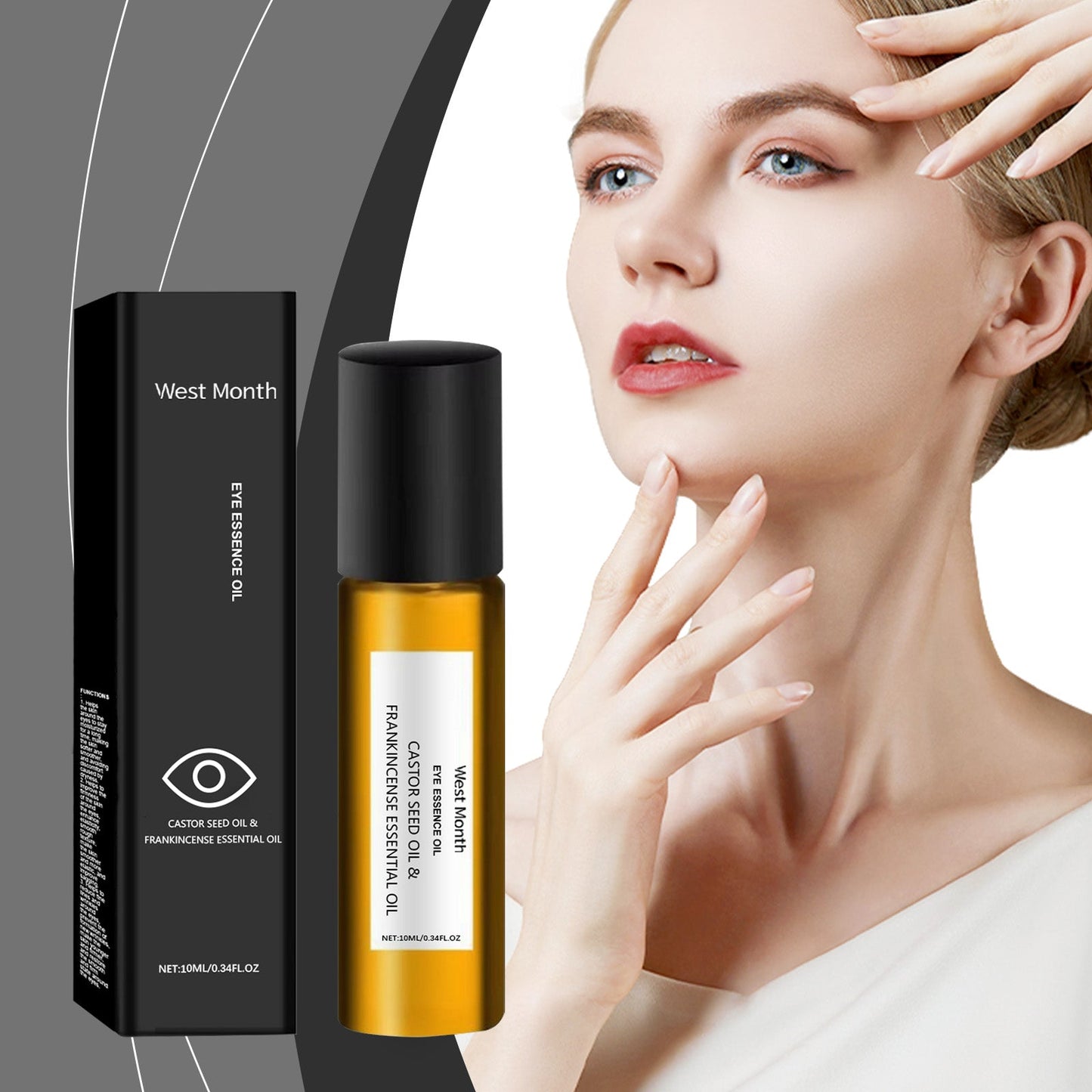 Firming Eye Ball Essential Oil, Lightening Fine Lines, Moisturizing And Firming Eye Skin Gentle Care - Korvel