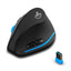 ZELOTES F-35A Vertical Mouse Grip Ergonomic Laptop Desktop Wireless Mouse - Korvel