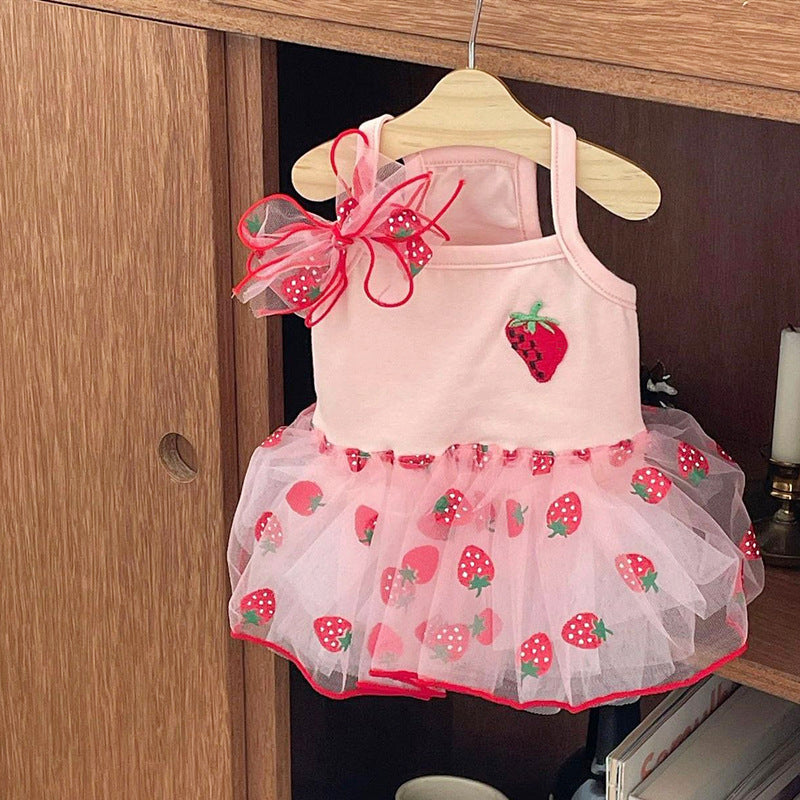 Charming Cartoon Skirt for Small Dogs and Cats