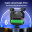 2500K-9000K Microphone LED Fill Light LED Mini Video Vlog Full-Color RGB Mic Light For Smartphone SLR Camera V03 - Korvel