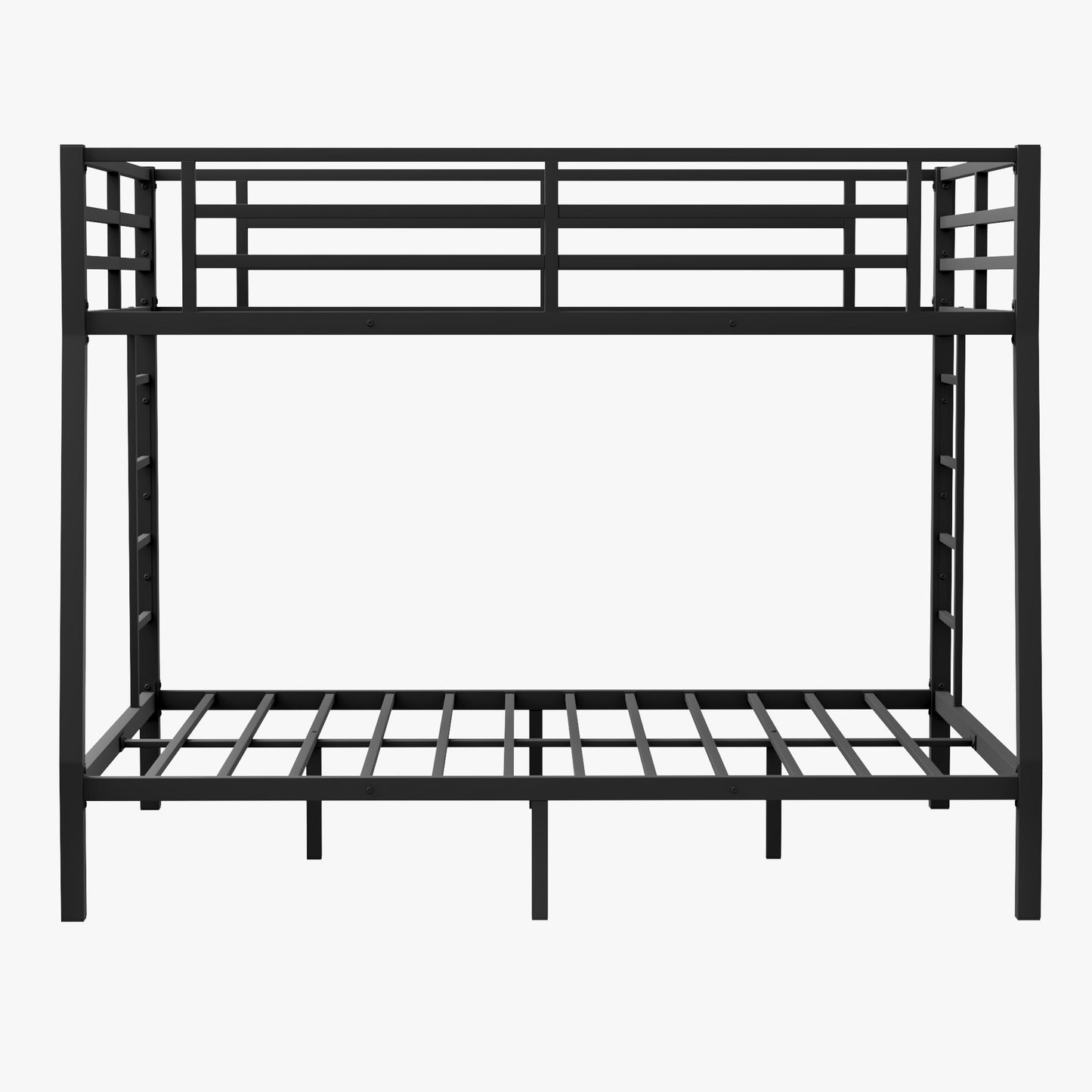 Metal Full XL over Queen Bunk Bed - Space-Saving Design