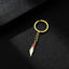 Palestine Israel Map Flag Keychain Accessories Decoration Men's and Women's Ethnic Style Versatile Stainless Steel Accessories - Korvel