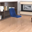 Modern Blue Dining Chair Set of 4