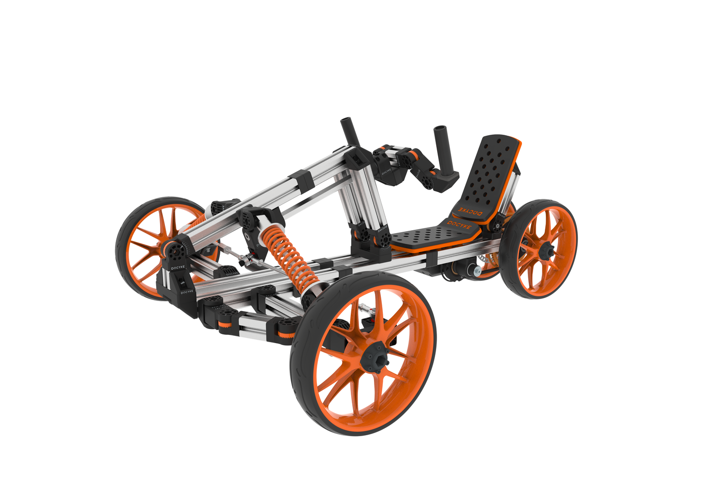 Modular design High-strength material electric innovation kart, more than 20 kinds of assembly methods - Korvel