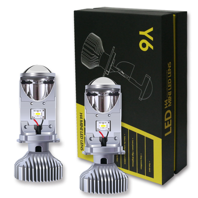 AILEO Canbus 90W/Pair Lamp H4 LED Mini Projector Lens Automobles Bulb 20000LM Conversion Kit Hi/Lo Beam Headlight 12V24V RHD LHD - Korvel