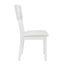 TOPMAX Farmhouse 6-Piece Trestle Dining Table Set with Upholstered Dining Chairs and Bench  59inch, White - Korvel