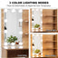 Elegant Bedroom Vanity Set with LED Mirror and Storage