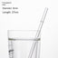 Eco-Friendly High Borosilicate Glass Straw - Customizable & Durable