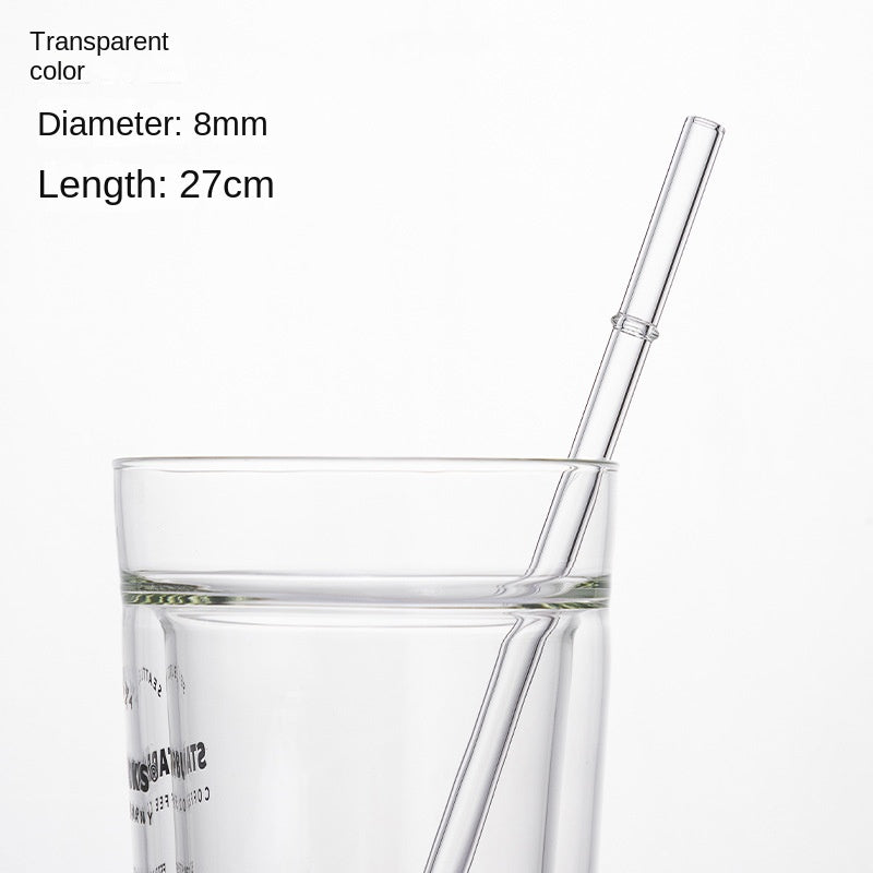 Eco-Friendly High Borosilicate Glass Straw - Customizable & Durable