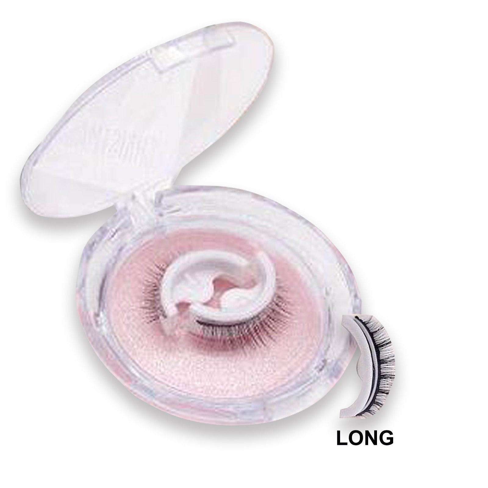 Reusable 3D Mink Lashes Natural False Eyelashes Self Adhesive Fake Glue Free Makeup Eyelash Extension Silk - Korvel