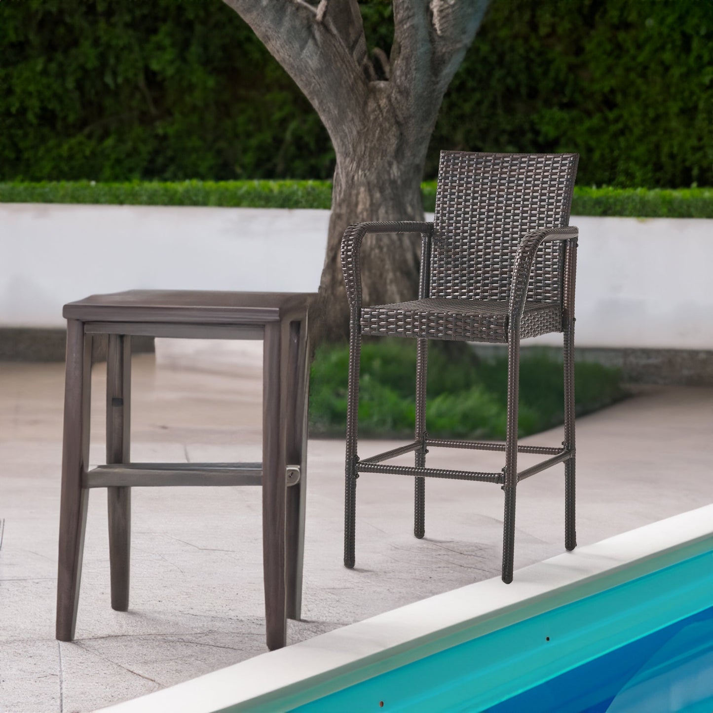 Littleton Barstool - Elegant Brown Design