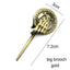 Game of Thrones Song of Ice and Fire Brooch Hand of the King Lapel Inspired Authentic Prop Pin Badge Brooches Movie Jewelry - Korvel