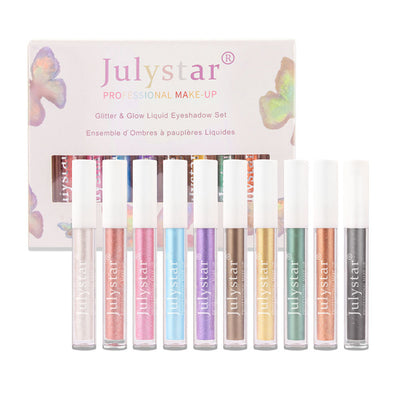 Streamlight Colorful Eye Shadow Liquid Set Night Club Makeup Stage Makeup Performance Makeup Liquid Eye Shadow - Korvel