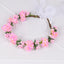 Hawaiian flower garland headband, bride's wedding headdress, bridesmaid's photo, simulated flower wreath, mini flower - Korvel