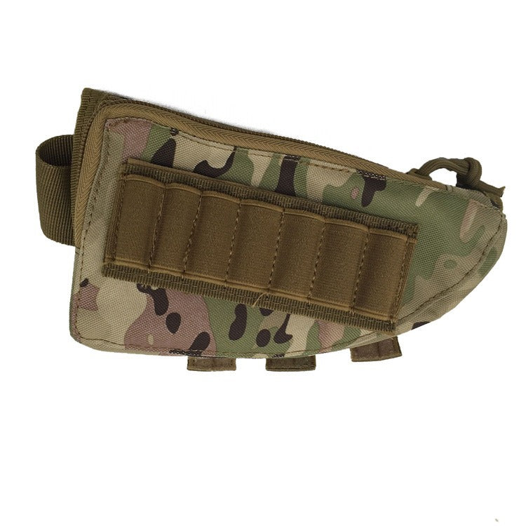 Hunting Pouch 7 Shells Butt Stock Shell Cartridge Holder Ammo Carrier Tactical Pouch - Korvel